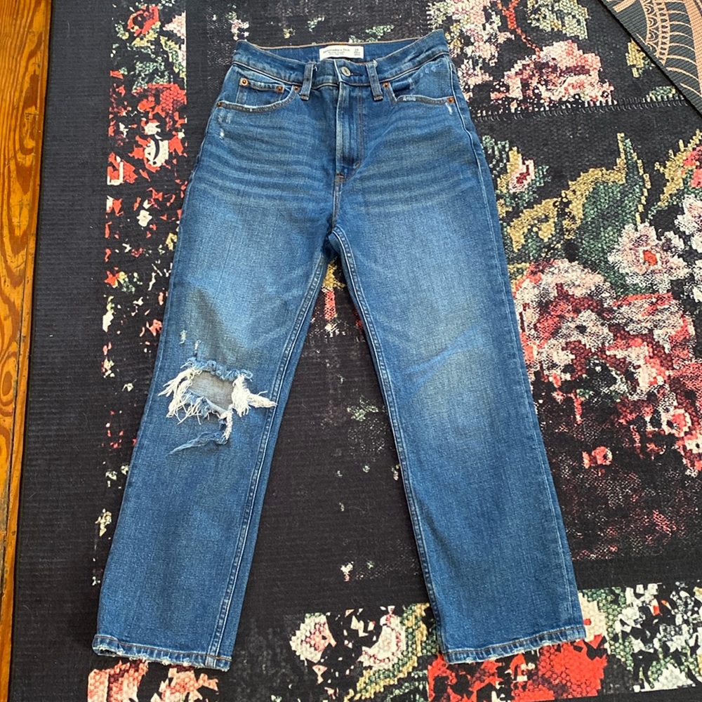 Abercrombie distressed jeans
